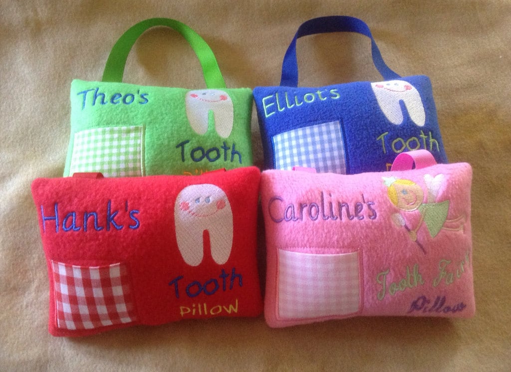 Boy or Girl Personalized Tooth Fairy Pillow