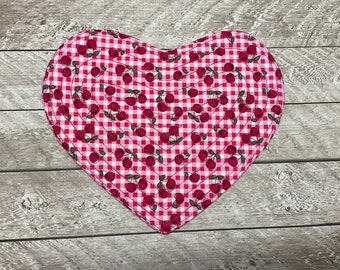 Heart Shaped Mug Rug