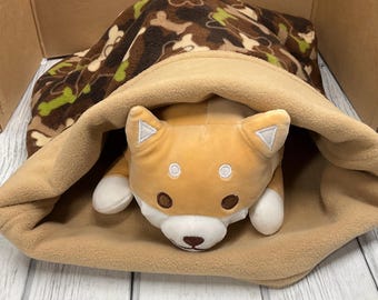 Fleece Snuggle Sack for small dog
