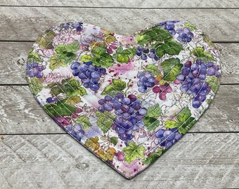 Heart Shaped Mug Rug