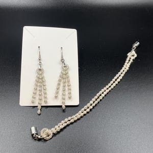 Earring and bracelet set