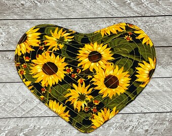 Heart Shaped Mug Rug