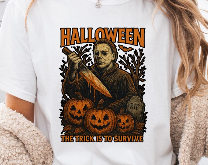 Vintage Michael Myers Halloween Shirt: Myers Horror Movie Tribute Tee