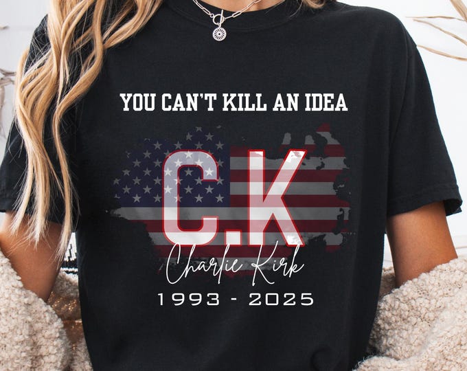 Charlie Kirk Memorial Shirt: RIP Charlie Kirk Patriot Cotton Tee