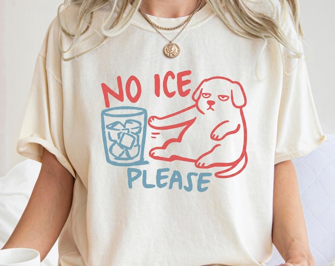 No ICE Please Dog Shirt: Anti ICE Political Tee, Abolish ICE Crewneck, Pro Immigration Top