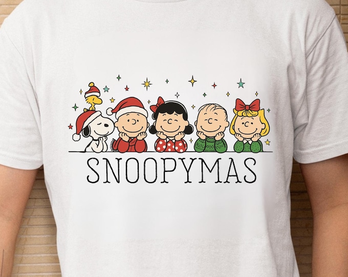 Snoop and friend Christmas Shirt: Snoopymas Holiday Cartoon Dog Sweatshirt