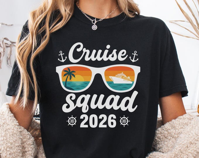 Family Cruise Squad 2026 Shirt: Matching Vacation Summer Cruise Tee
