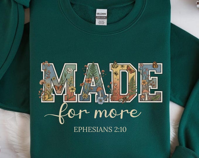 Christian Bible Verse Shirt: Faith Based Inspirational Sweatshirt