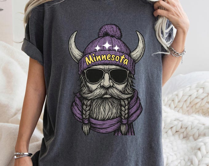 Retro Minnesota Football Sweatshirt: Viking Mn Game Day Cotton Tee