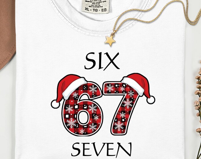 Six Seven Meme Christmas Shirt: Funny Mean Guy Holiday Sweatshirt