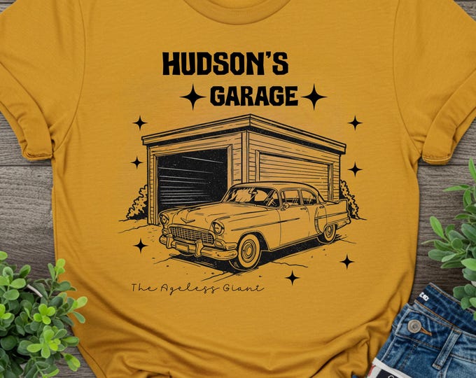Vintage Doc Hudson's Garage Shirt, Pixar Cars Disney Gift