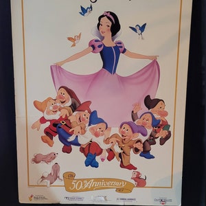 Snow White, Snow White poster, Disney , Disney poster, seven dwarves poster, seven dwarves,