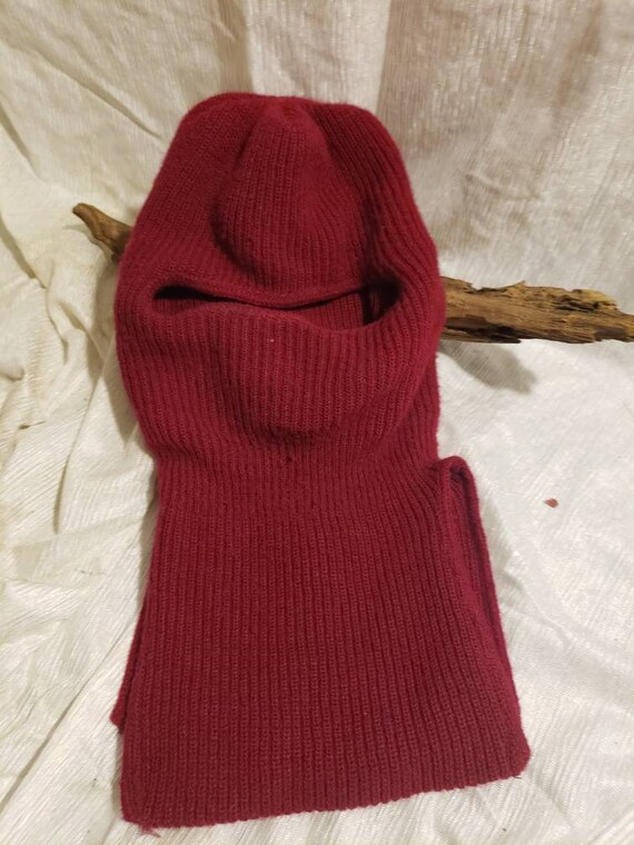 robber mask, winter mask, winter hat, red mask hat