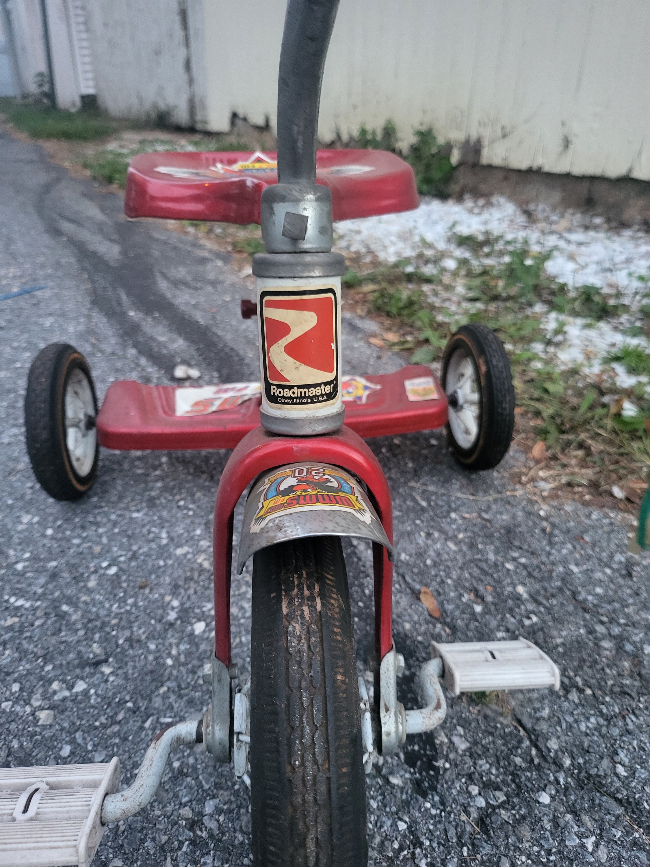 Vintage Roadmaster Red Tricycle: Kids Metal Trike - Etsy