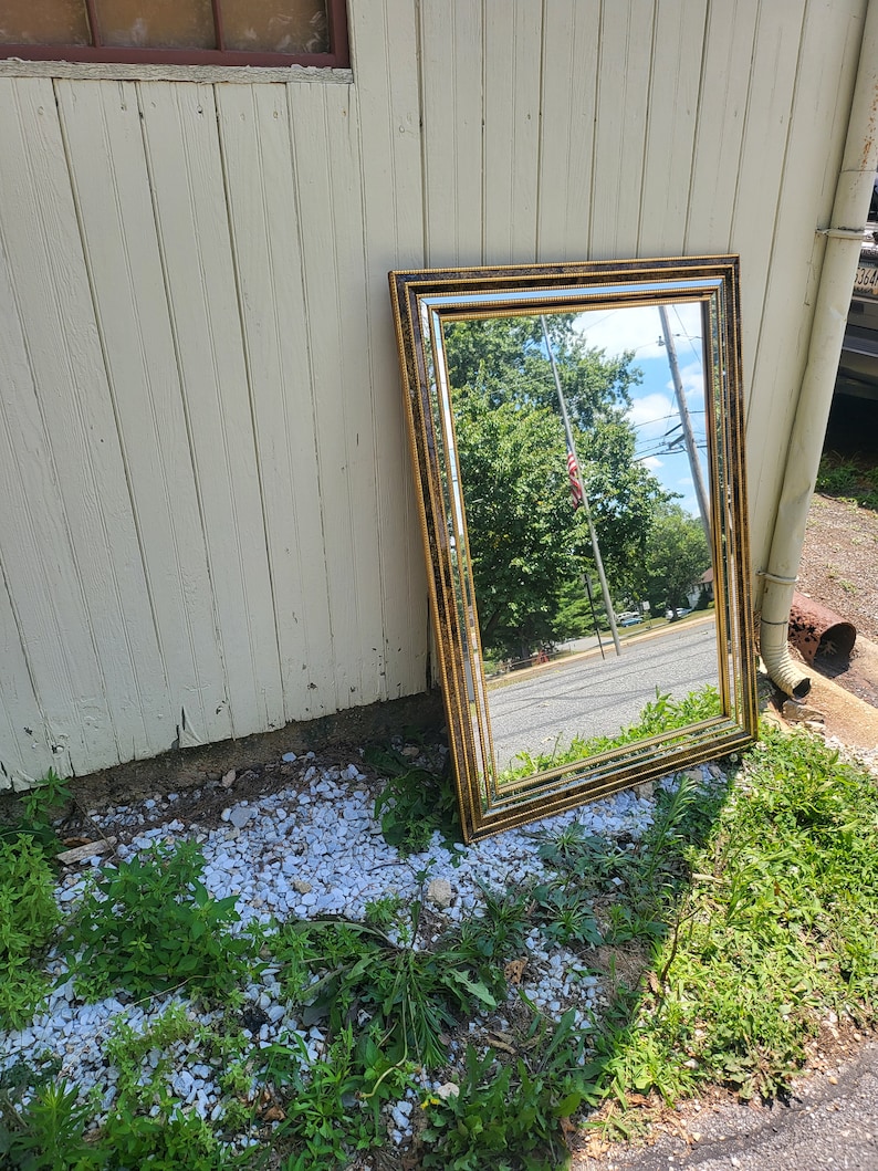 Large 80s Turner Mirror: Italian Tortoise Shell Style (50x35) - Etsy