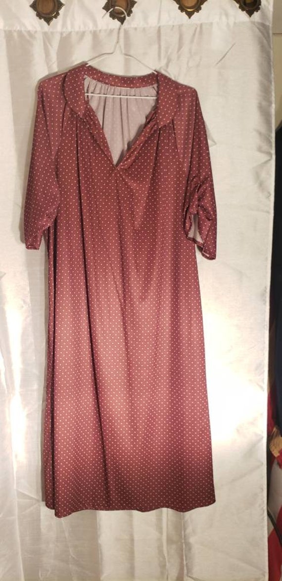 brown dress, polka dot dress, polka dot, brown,vin