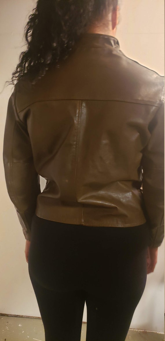harley davidson, harley jacket, brown jacket, lea… - image 4