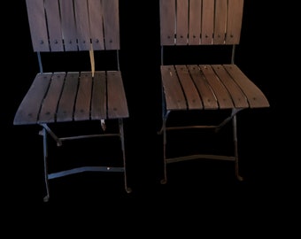 bistro chairs, wood slat bistro chairs