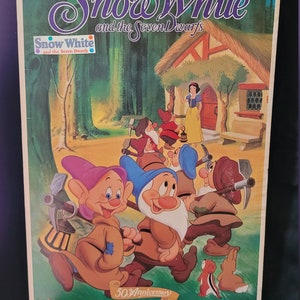 Snow White, Snow White poster, Disney poster, Disney, seven dwarfs poster, seven dwarfs,