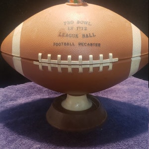decanter, football decanter, football, sports decanter, mancave decanter, bar decanter, sportsbar decanter, barware, man gift, dad gift