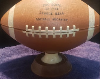 Football Decanter: Sports Barware Man Cave Decor