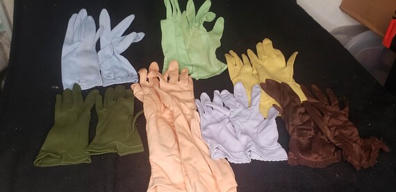 dress gloves, fancy gloves, retro gloves, short gl