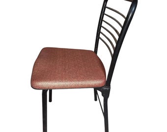 Postmodern Wooden Metal Folding Chair / Piu Chair / Chiaramonte