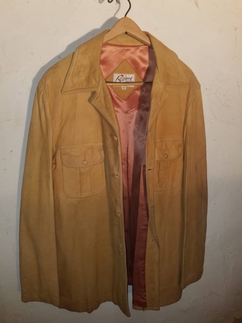 Vintage Remy suede leather jacket | Etsy