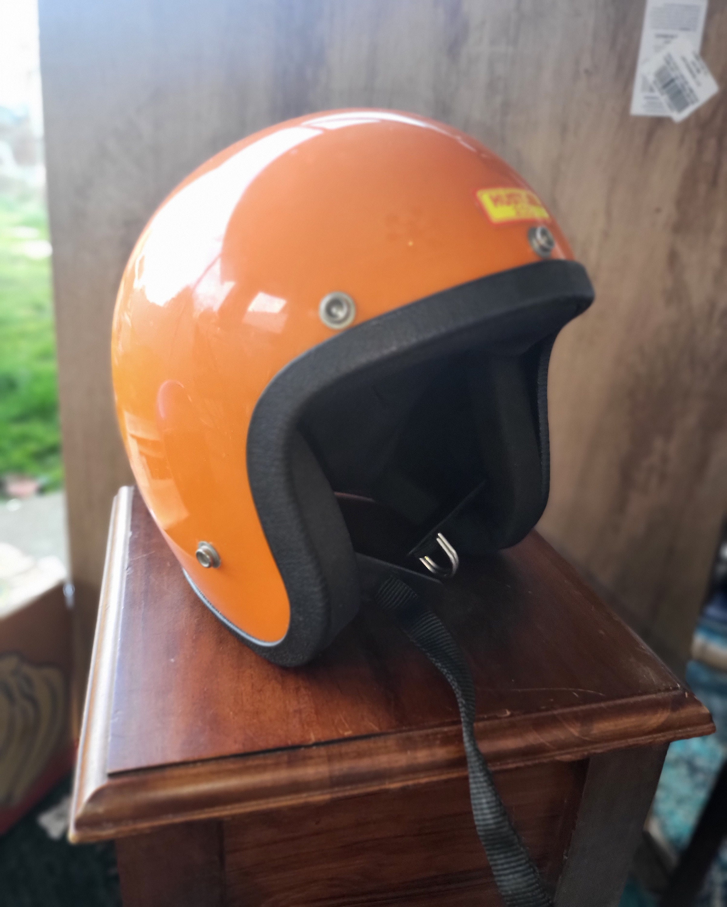 Maillot Cycliste Piece Auto 78 VCG Galluis vintage 70'S Orange acrylique - XS