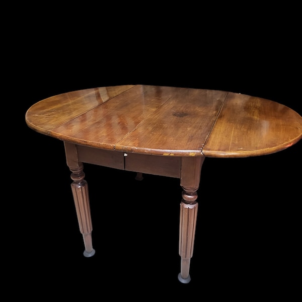 antique  drop leaf table, antique extension table, antique  drop leaf