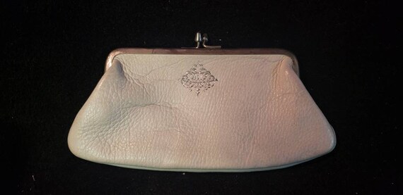 Vintage white clutch,Vintage clutch, retro purse,
