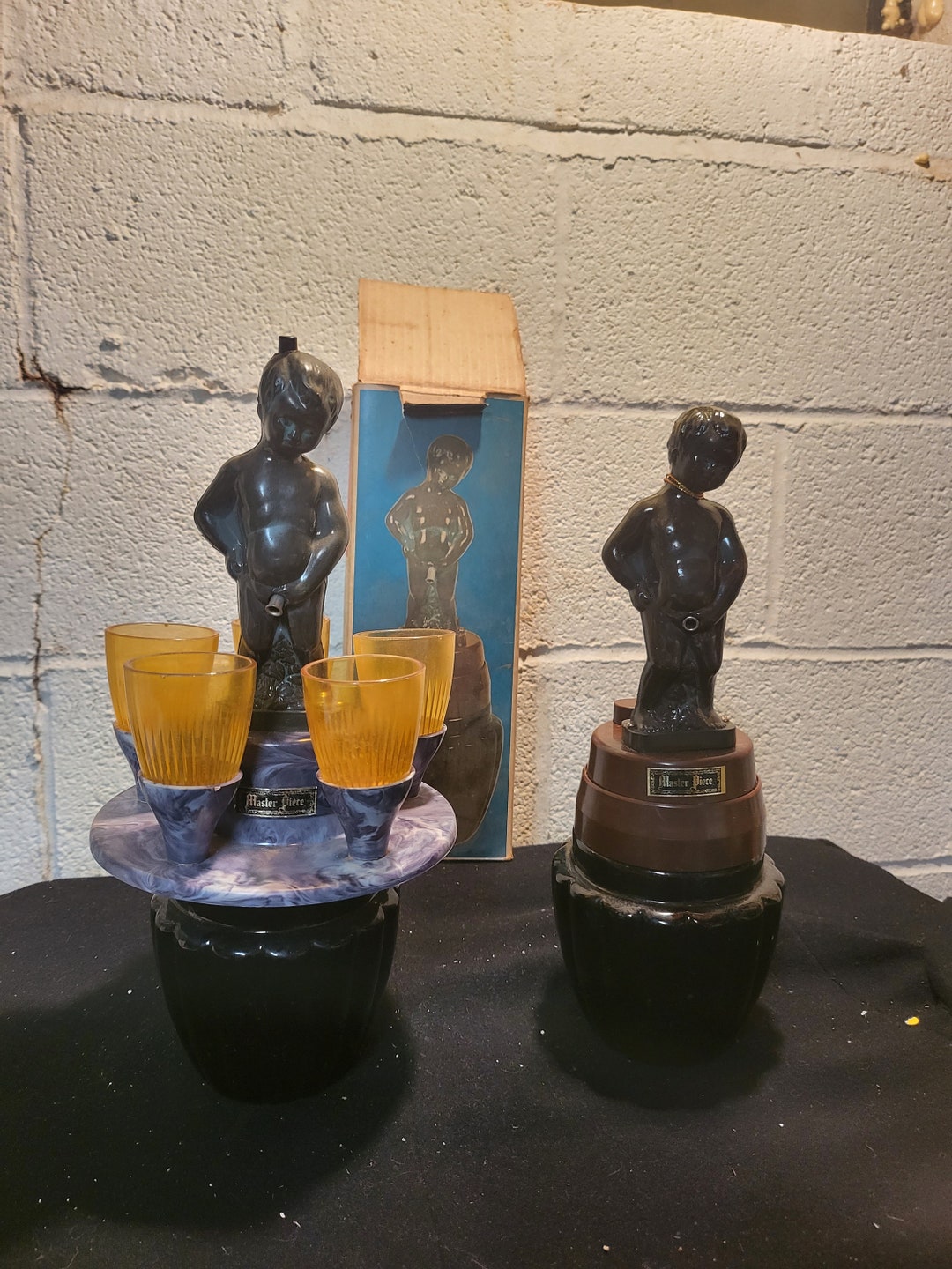 Decanter, Funny Decanter, Boy Statue, Statue Decanter, Mancave Decanter