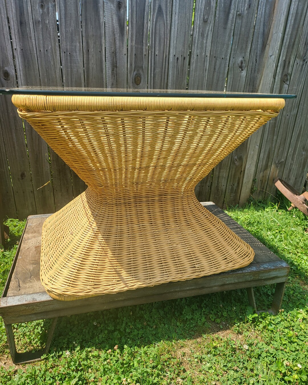 Wicker Table, Wicker Stand, Wicker, Rattan Table, Rattan Stand, Side Table, Coffee Table, Boho