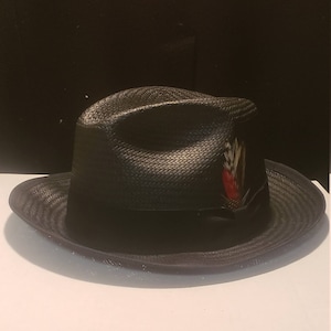 fedora, black fedora, capas, capas fedora, straw fedora, frank Sinatra hat, Sinatra hat, rat pack hat, dress hat, fancy hat,