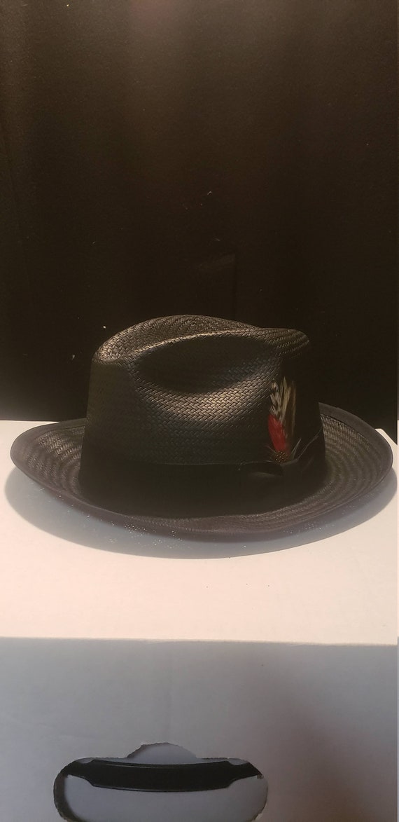 fedora, black fedora, capas, capas fedora, straw f