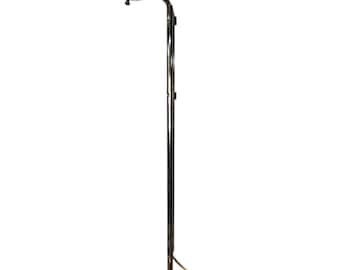 brass shell floor lamp, adjustable  shell floor lamp