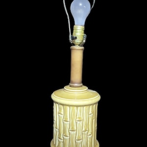 bamboo table lamp, bamboo table light, large bamboo light