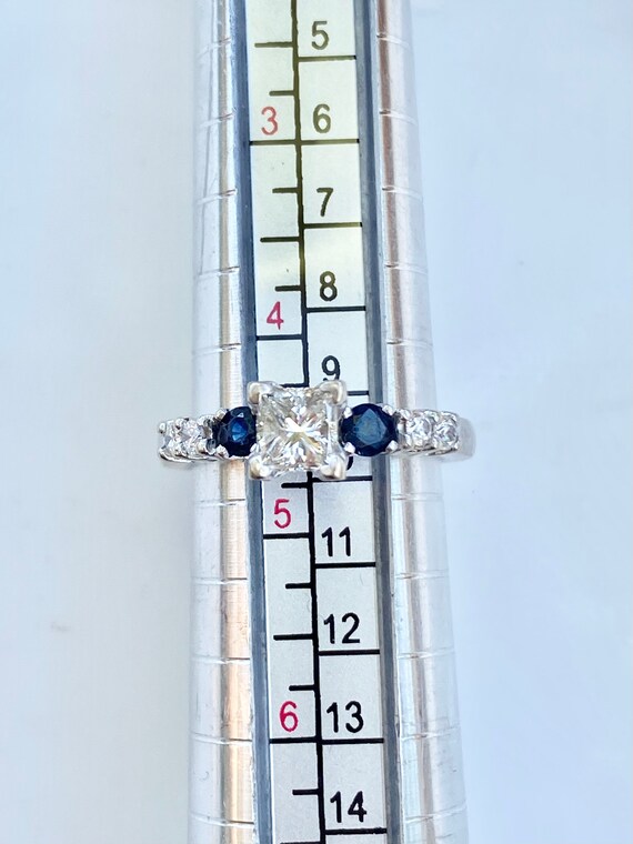 GIA Diamond Ring, Princess Diamond Engagement Rin… - image 7