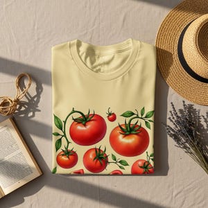 Comfort Colors Tomaten-Shirt: Botanischer Garten-Grafik-T-Shirt