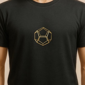 Dodecahedron Aether T-Shirt | Sacred Geometry Ether Element Tee