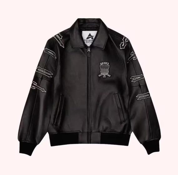 アビレックス ユニセックス ブラック アメリカン ボンバー レザー