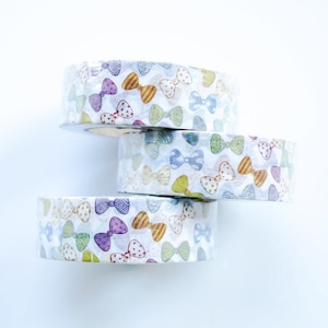 Happy Colorful Pattern Ribbon Washi Tape. Masking Tape. Mini Album Scrapbooking. Bullet Journal Accessories.Stationery. Cute School Supplies