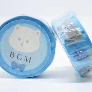 Cat Life BGM Washi Tape. Bullet Journal. Plakband. Mini Album Scrapbooking. Office Desk Accessoires. Kawaii Schoolspullen. Japan Merk