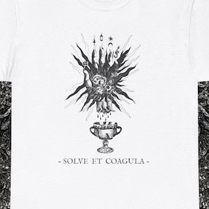 Solve et Coagula Shirt Unisex | Occult Alchemy Esoteric Tee | Unisex Chaos Magick T-Shirt | Hermetic Symbolism Goth Clothing | Dark Design