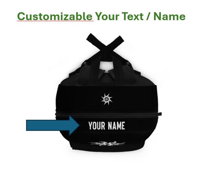 Two Time Backpack Customizable inspired Forsaken, Roblox Forsaken Bookbag for Students & Gamers, Laptop Bag, Tech Backpack, Cool Gift image 11