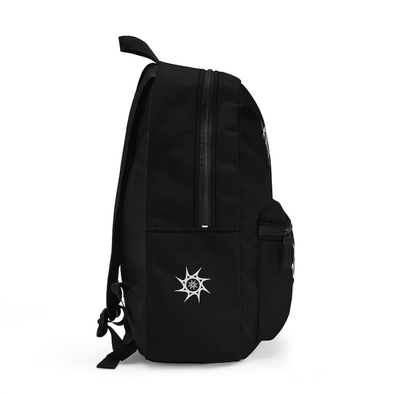 Two Time inspired Forsaken Backpack, Roblox Forsaken Black Bookbag for Students & Gamers, Laptop Bag, Tech Backpack, Cool Gift for Gamers image 2