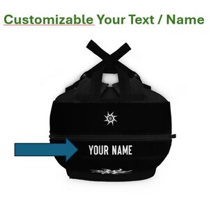 Two Time Backpack Customizable inspired Forsaken, Roblox Forsaken Bookbag for Students & Gamers, Laptop Bag, Tech Backpack, Cool Gift image 8