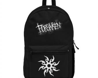 Two Time Inspired Forsaken Backpack, Roblox Forsaken Black Bookbag