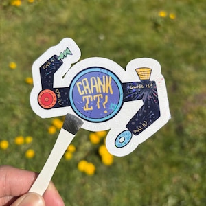 Bop it Crank It Sticker