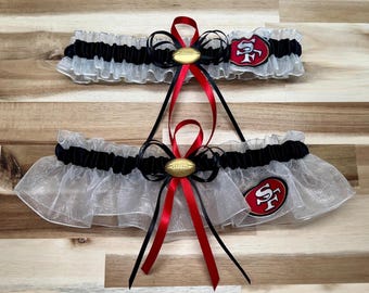 San Francisco 49ers Inspired Wedding Garter Belt Set White Lace - Etsy San Francisco 49ers Inspired Wedding Garter Belt Set White Lace - Etsy